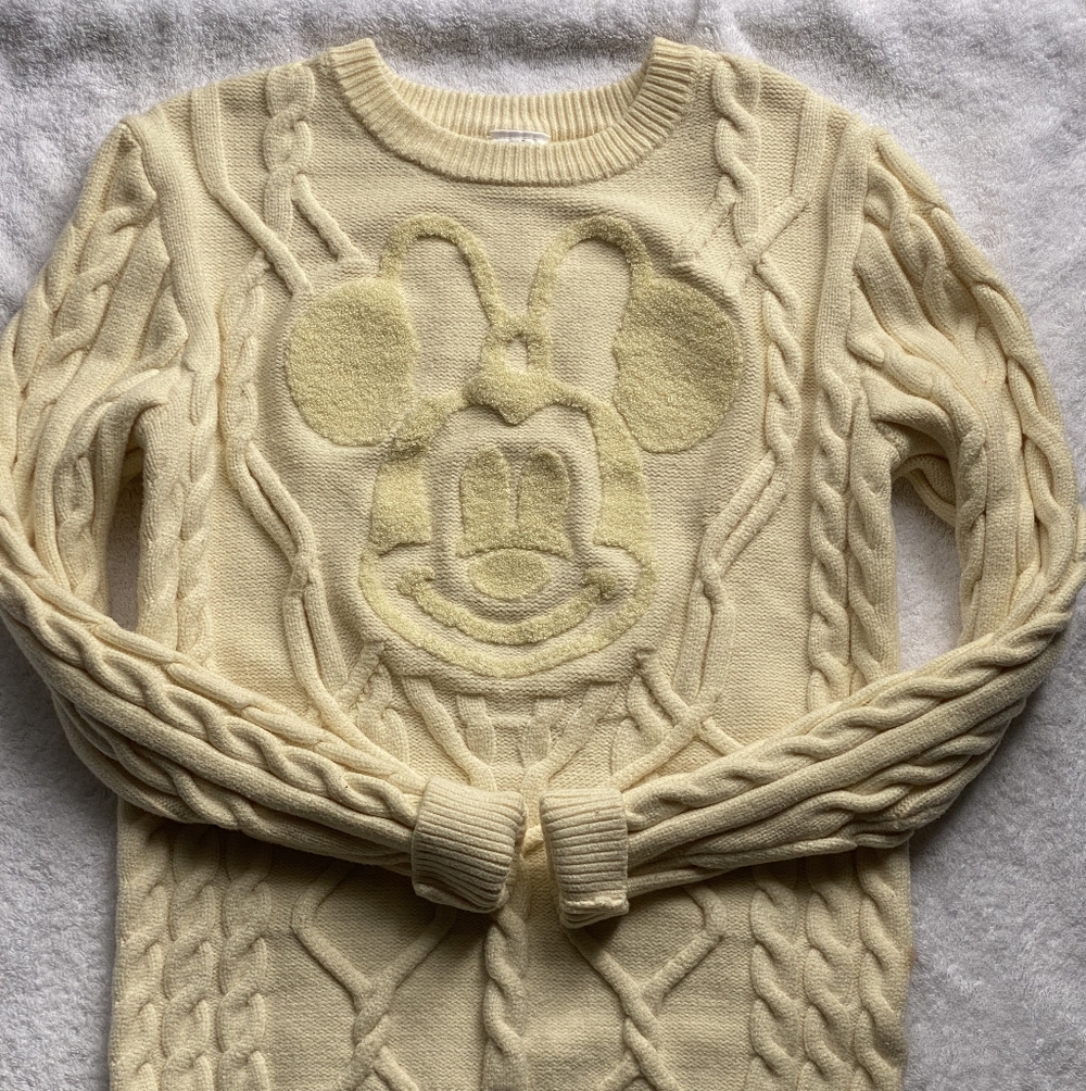 Disney Cream Cable Knit Boxer Briefs